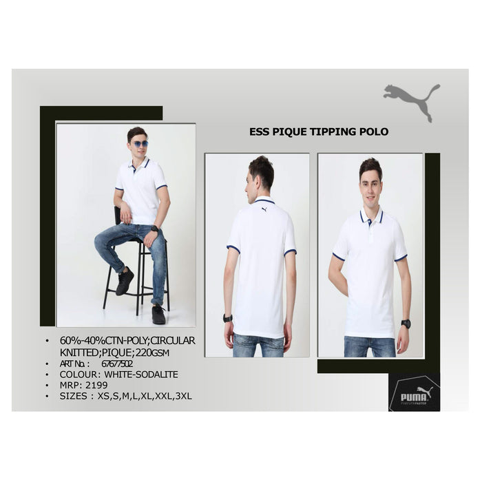 ESS Pique Tipping Polo