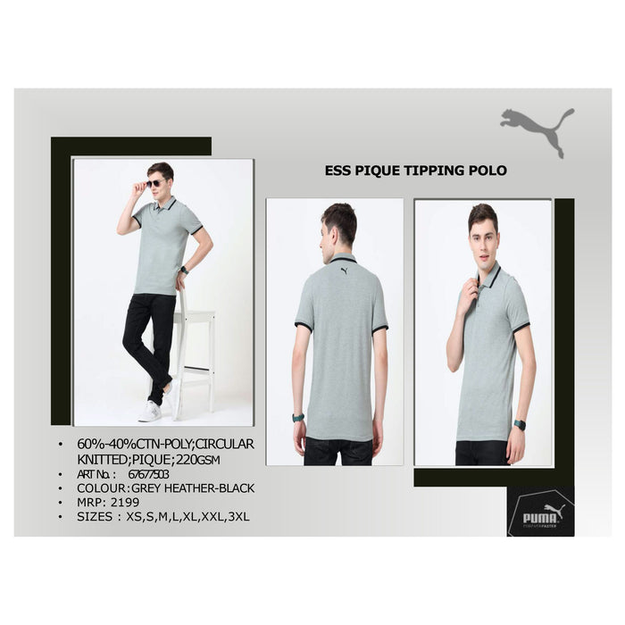 ESS Pique Tipping Polo