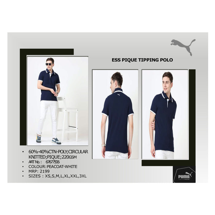 ESS Pique Tipping Polo