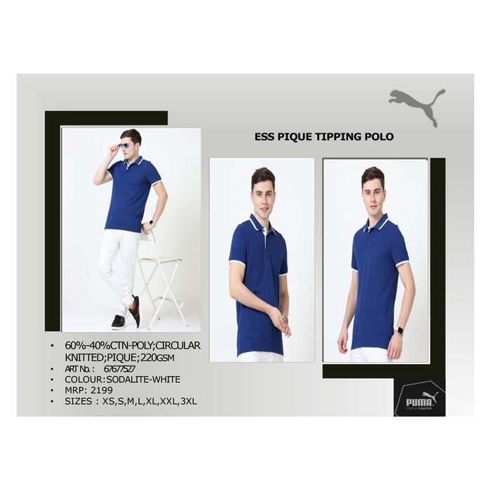 ESS Pique Tipping Polo
