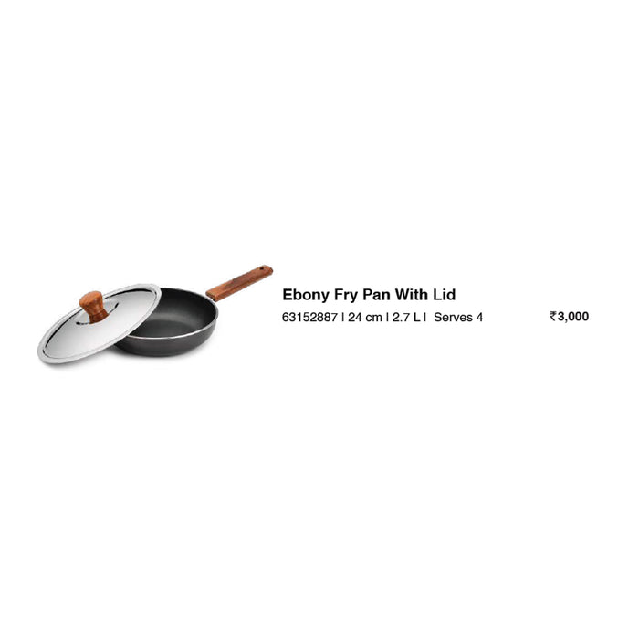Wonder Chef - Ebony Fry Pan With Lid