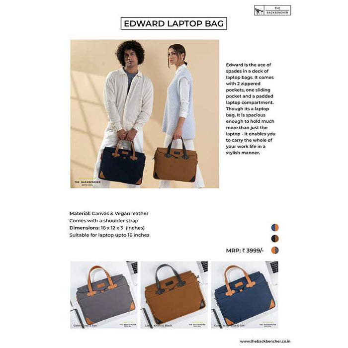 The Back Bencher - Edward Laptop Bag