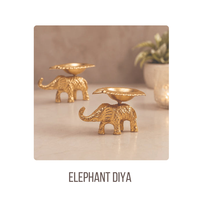 Floraelix -  Elephant Diya  JSFC056