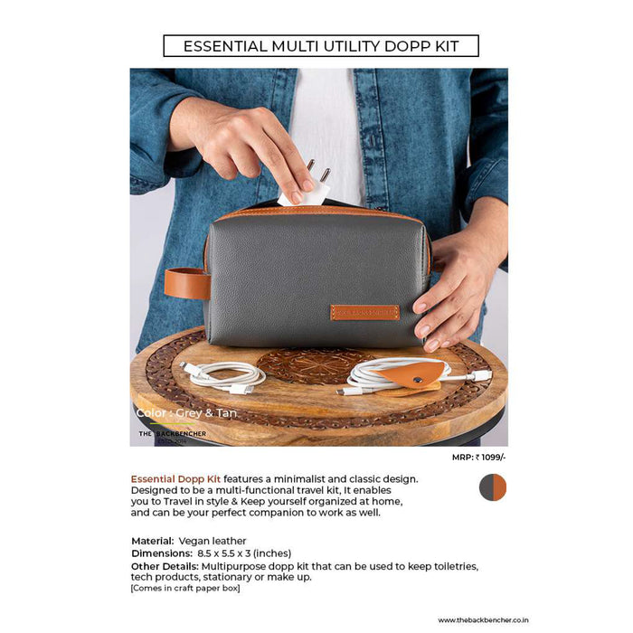 The Back Bencher - Essential Multi Utility Dopp Kit