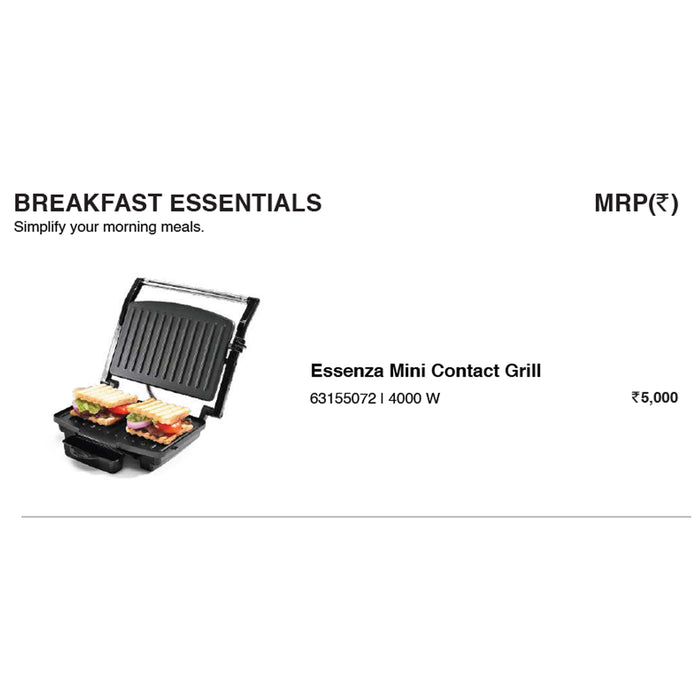 Wonder Chef - Essenza Mini Contact Grill