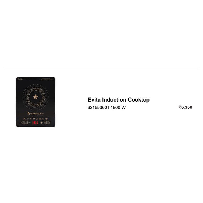 Wonder Chef - Evita Induction Cooktop