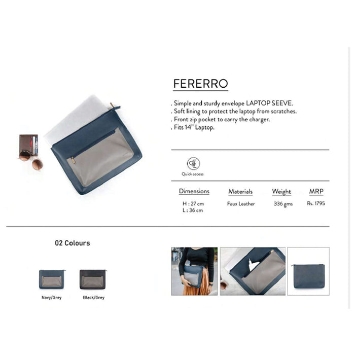 OBLIQUE-   FERERRO  LAPTOP SLEEVES