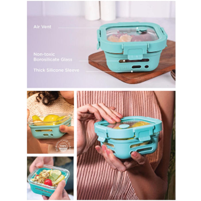 GLASAFE - FRESH GRIP  TIFFEN - LUNCH BOX