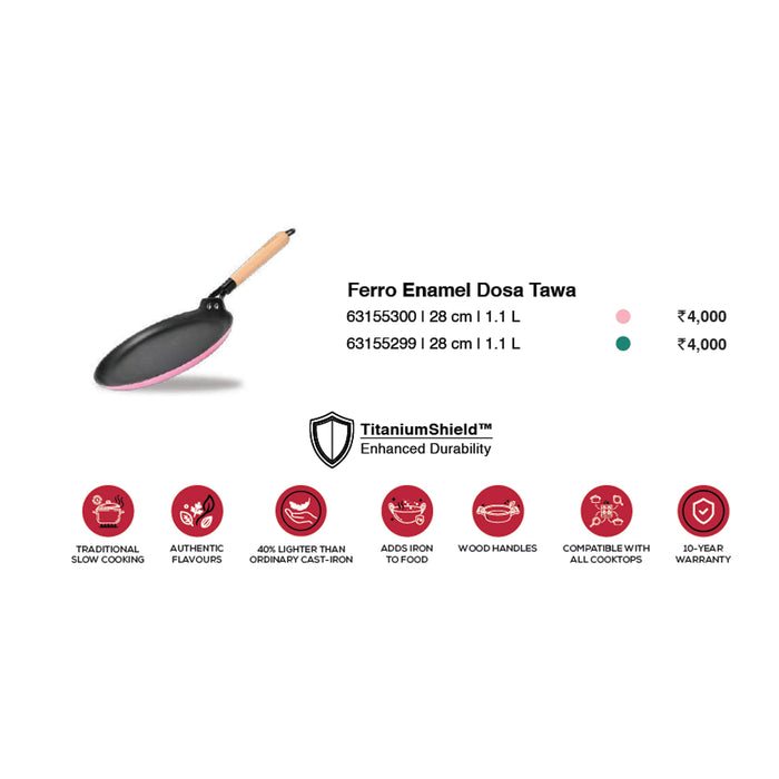 Wonder Chef - Ferro Enamel Dosa Tawa