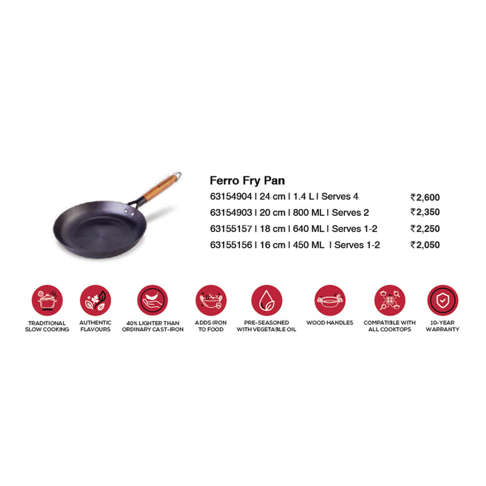 Wonder Chef - Ferro Fry Pan