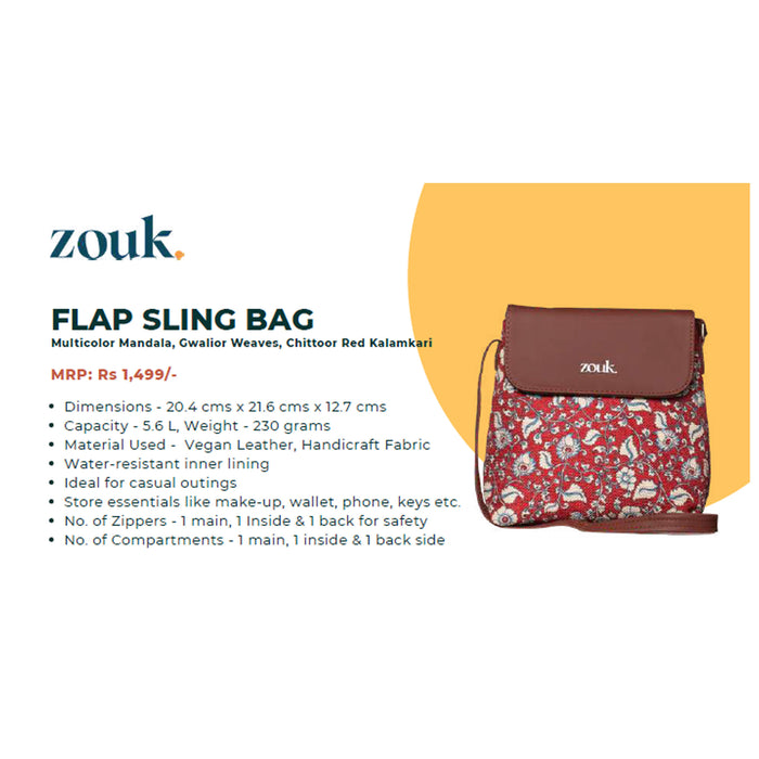 Zouk -  Flap Lunch Bag