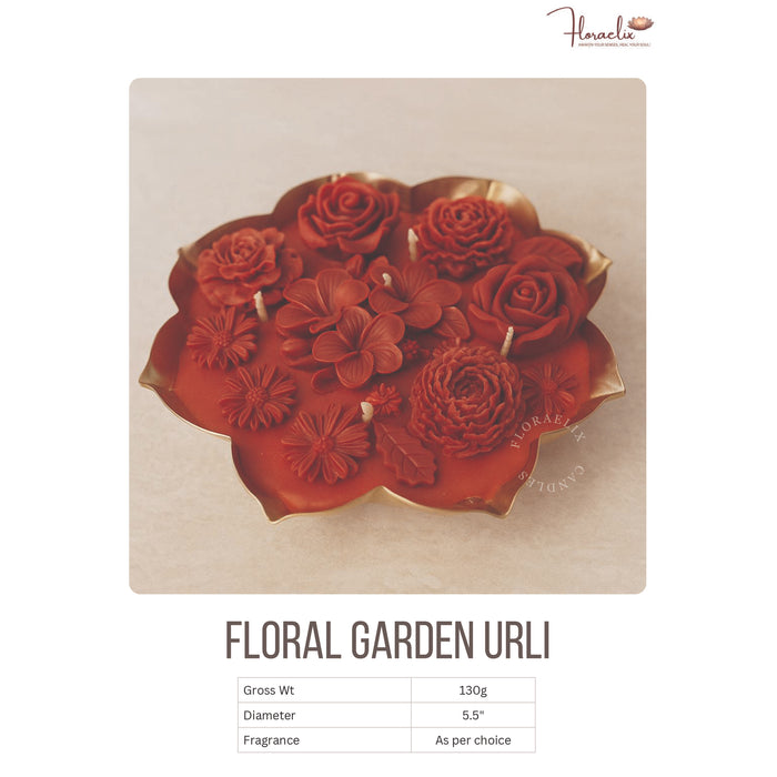 Floraelix - Floral Garden  Urli Candle   JSFC081