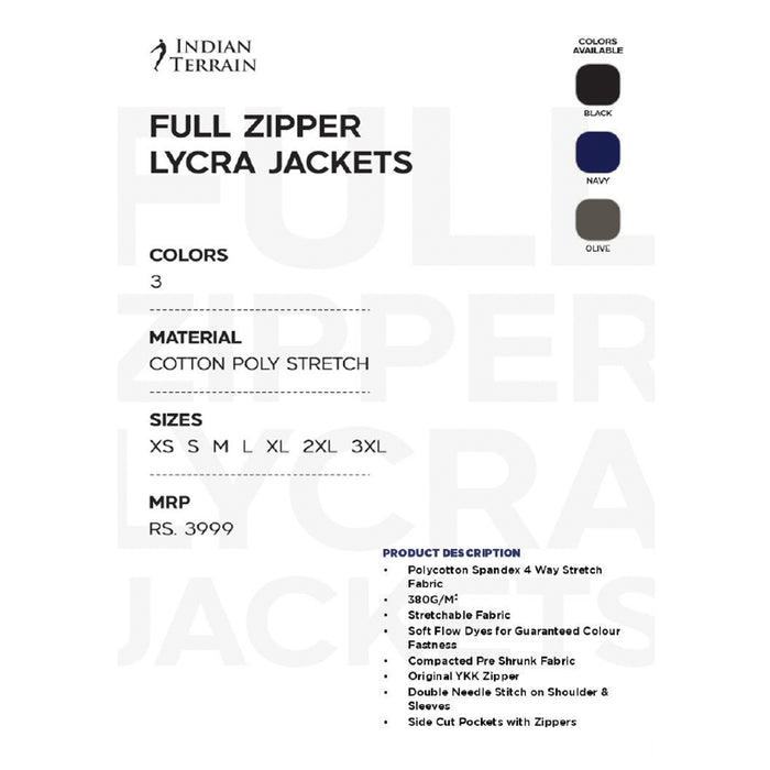 Indian Terrain - Full Zipper Lycra Jackets