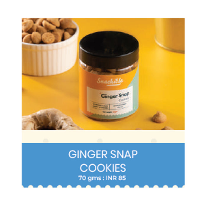 Snackible - Ginger Snap Cookies