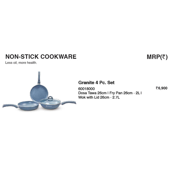 Wonder Chef - Granite 4 Pc Set