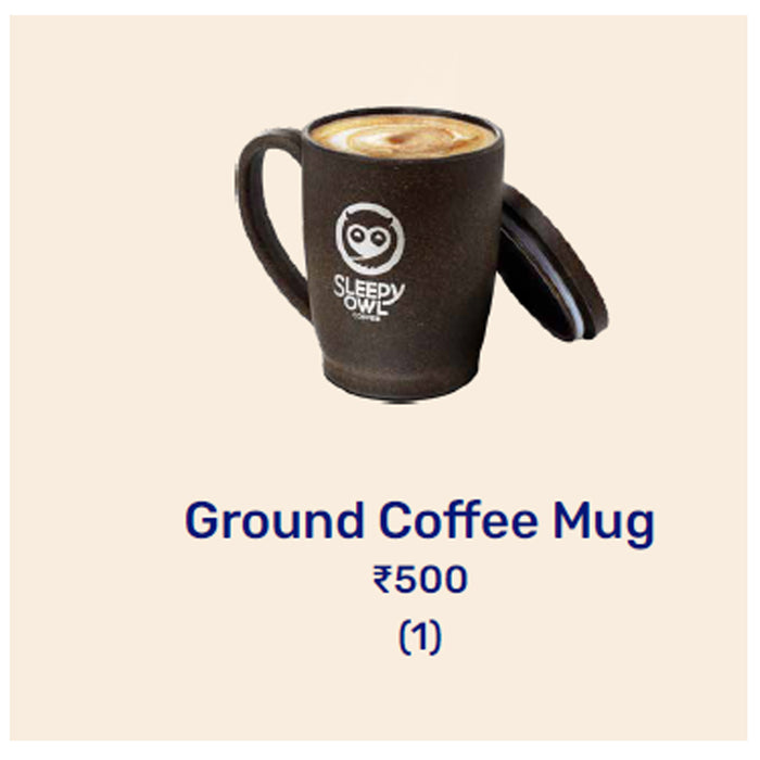 Sleepy Owl - Ground Coffee Mug