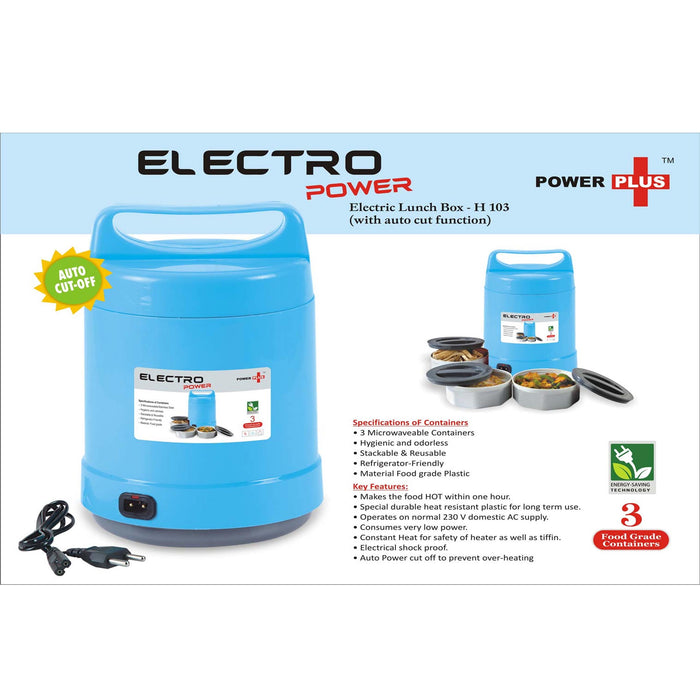 Electro Power: Electric Lunch box with Auto-cut function  - H 103