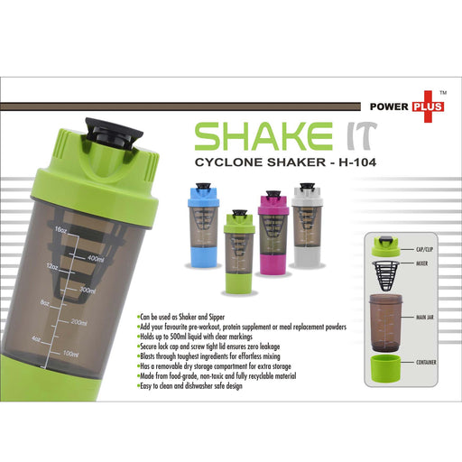 Cyclone Cup Electric Protein Shaker Blender Tornado Mixer Fitness Bottle  600ml