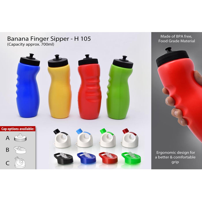 Banana Finger Sipper (Capacity : 700ML)  - H 105
