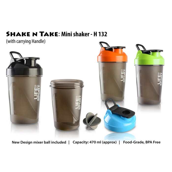 Shake n Take: Mini shaker with Handle (with box) - H 132