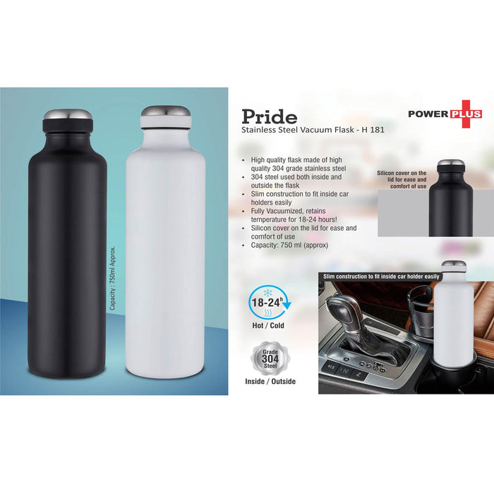 Pride Stainless Steel Vacuum flask (750ml Approx)  - H 181