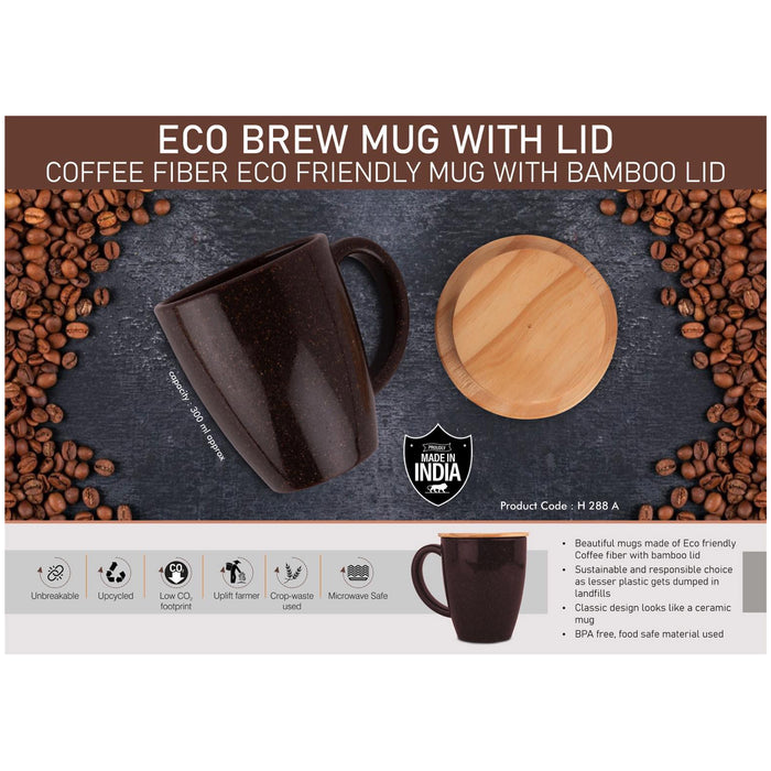 Power Plus - Eco Brew Mug With Lid 300 ml Capacity H 288 A
