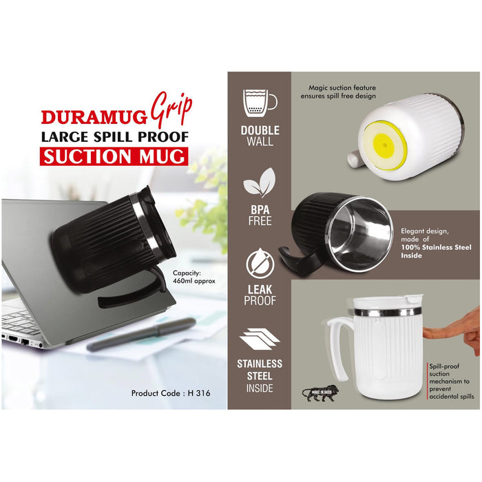 Power Plus - Durga Mug Grip Suction Mug H 316