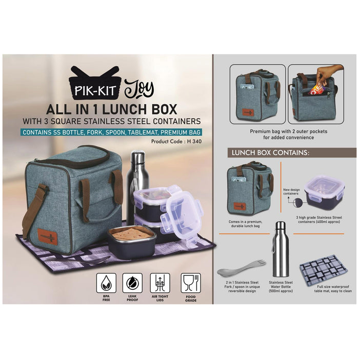 Power Plus - All In 1 Lunch Box H 340