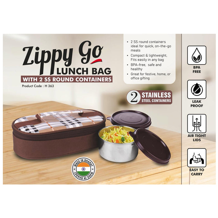 Power Plus - Zippy Go Lunch Bag H 363