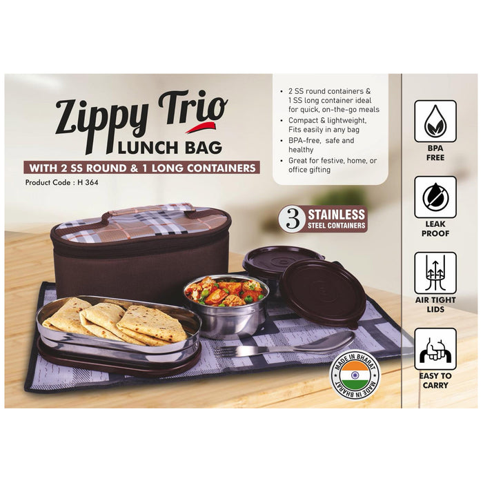 Power Plus - Zippy Trio Lunch Bag H 364