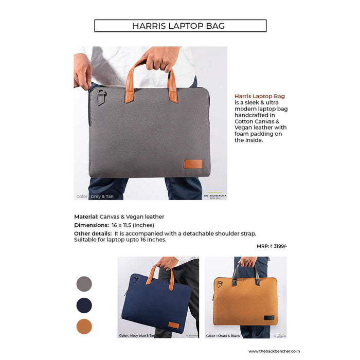 The Back Bencher - Harris  Laptop Bag