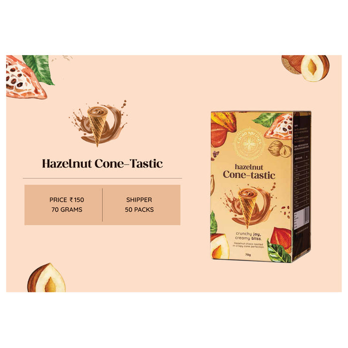 Cacao Springs - Hazelnut Cone - Tastic