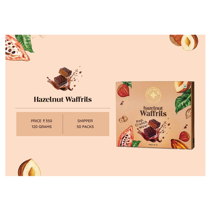 Cacao Springs - Hazelnut Waffrils