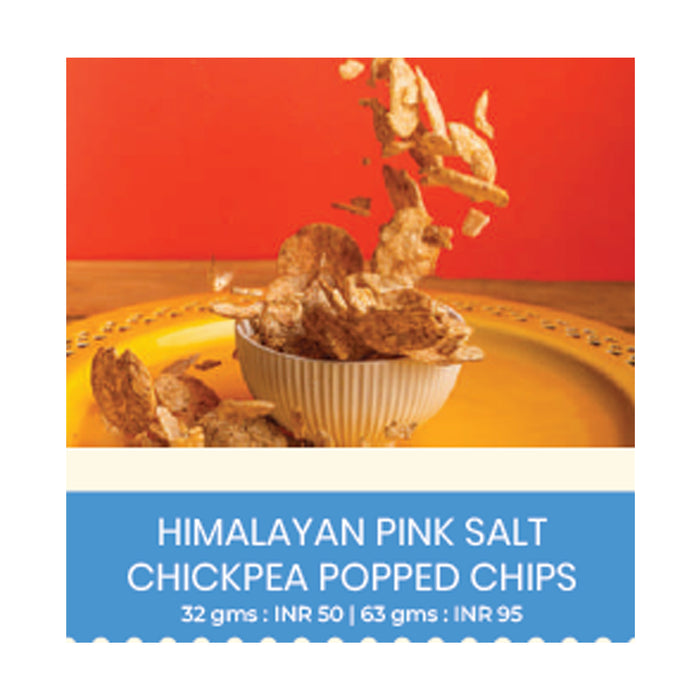 Snackible - Himalayan Pink Salt Chickpea Popped Chips
