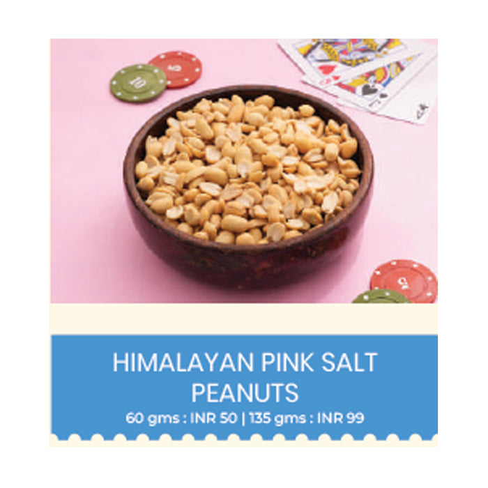 Snackible - Himalayan Pink Salt Peanuts