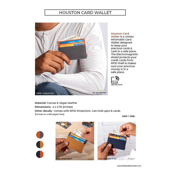 The Back Bencher - Houston Card Wallet