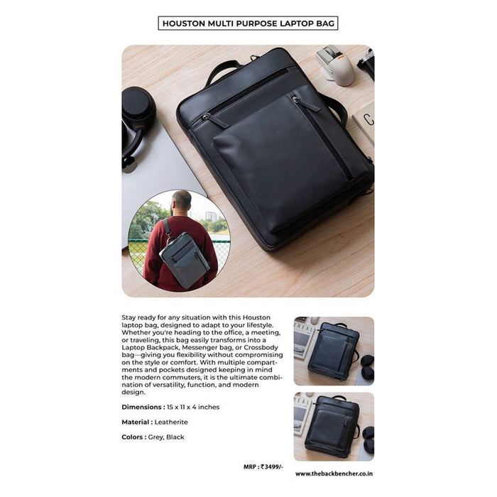 The Back Bencher - Houston Laptop Bag