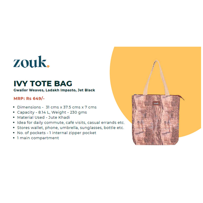 Zouk -  IVY TOTE BAG