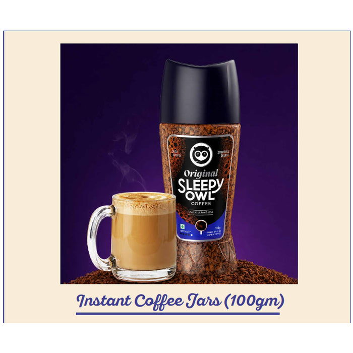 Sleepy Owl - Instant Coffee Jars 100 Grams