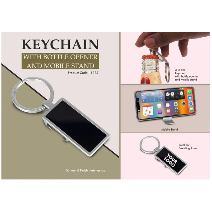 Power Plus - Keychain With Bottle Opener And Mobile Stand J 137