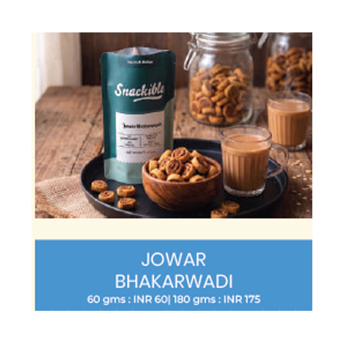 Snackible - Jowar Bhakarwadi