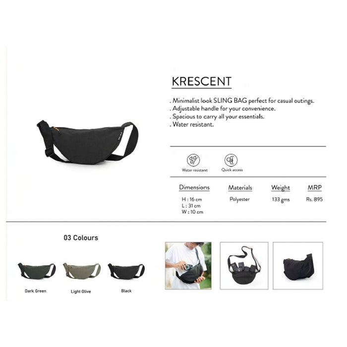 OBLIQUE- KRESCENT SLING BAG