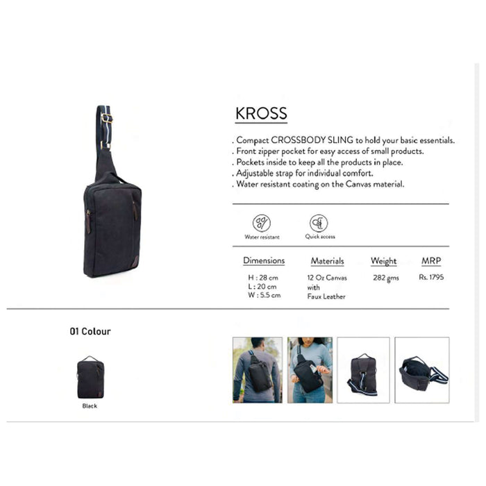 OBLIQUE-  KROSS SLING BAG