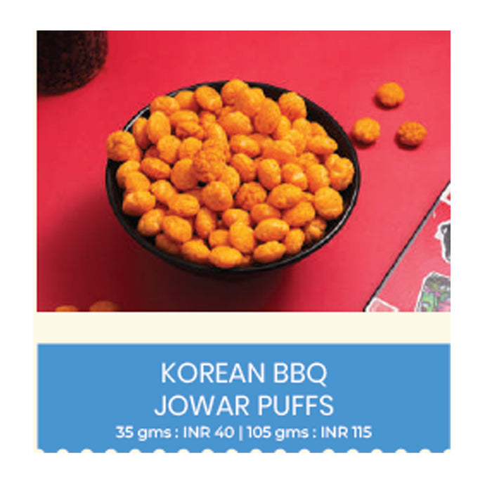 Snackible - Korean BBQ Jowar Puffs