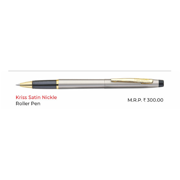 Pierre Cardin - Kriss Satin Nickle  Roller Pen