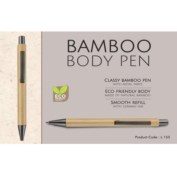 Bamboo Body pen - L 155