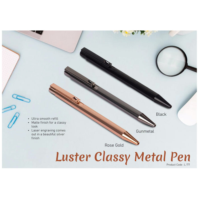 Power Plus - Luster Classy Metal Pen L 177
