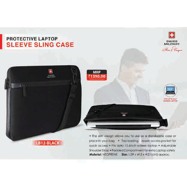 SWISS MILITARY -LAPTOP BAG LB12 — Mudramart Corporate Giftings