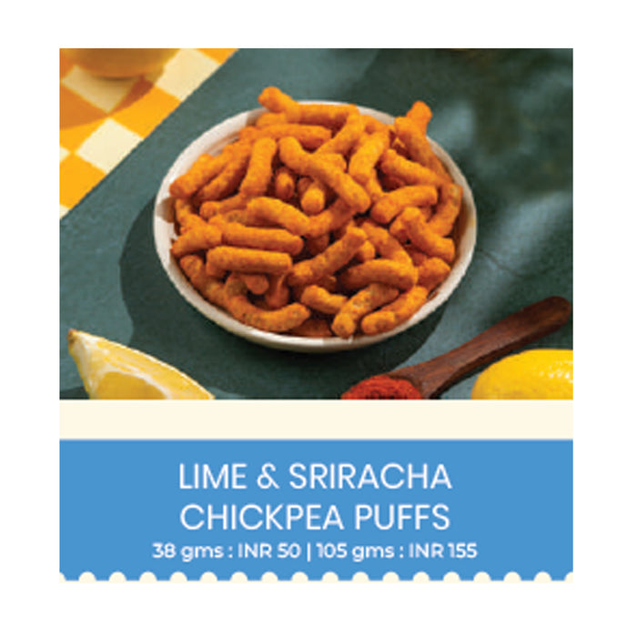 Snackible - Lime & Sriracha Chickpea Puffs