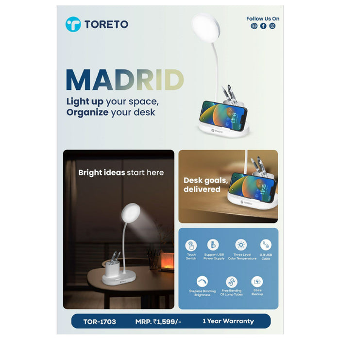 Toreto Madrid Table Lamp